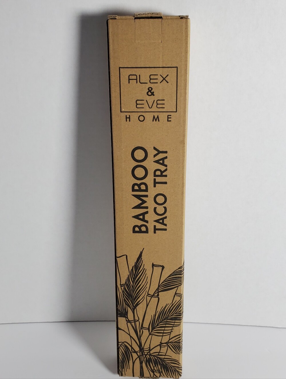 Alex & Eve Home Bamboo Taco Tray - Natural Brown